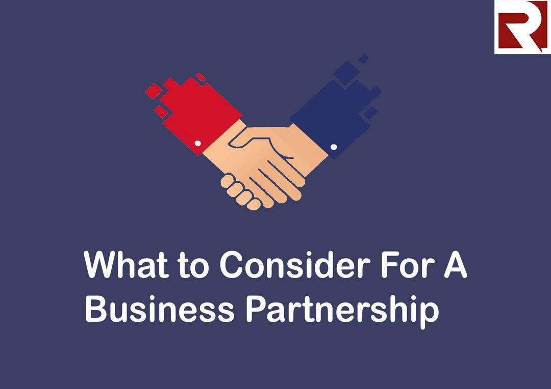 What to Consider for a Business Partnership